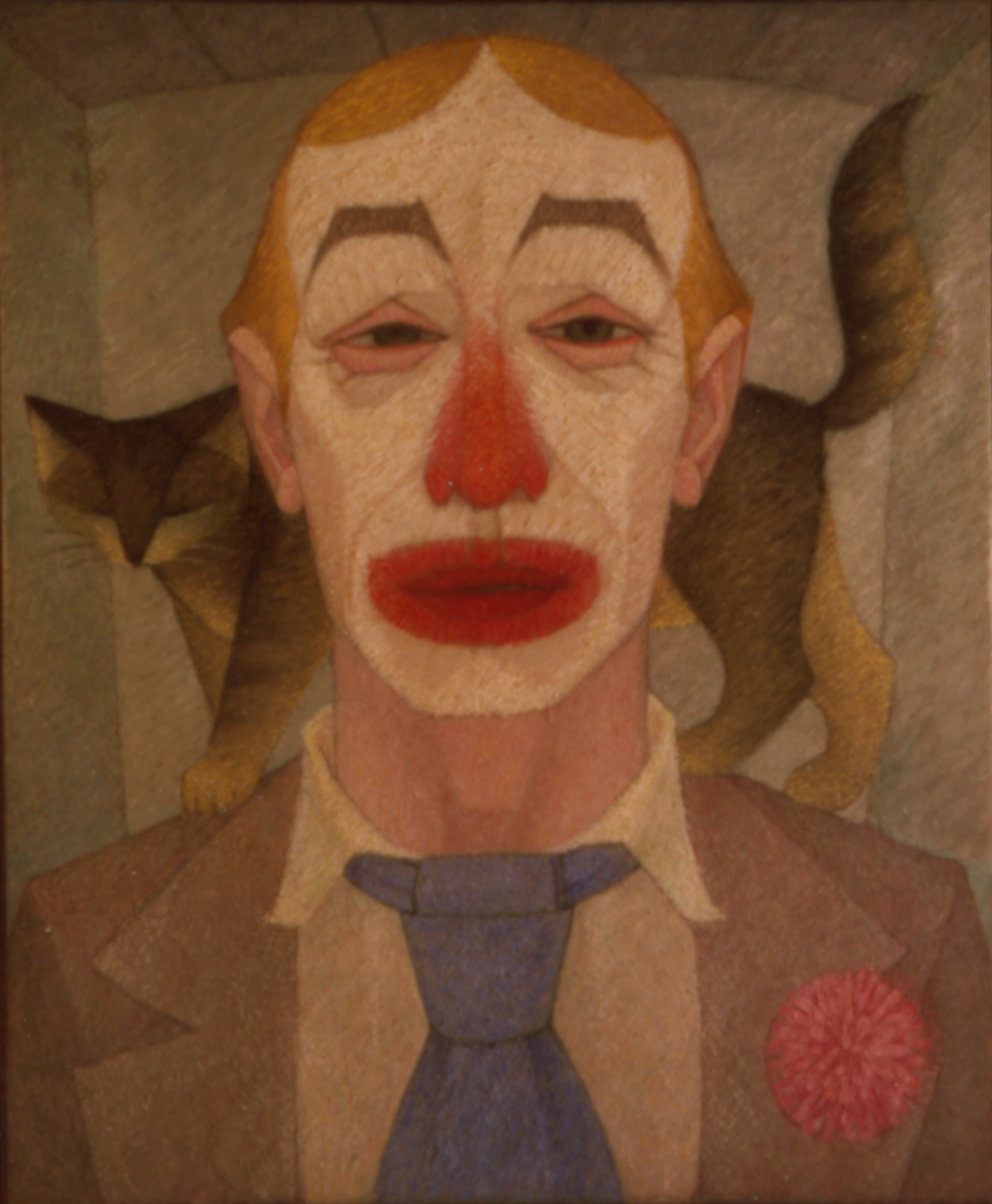 Autoportrait en clown, 1960